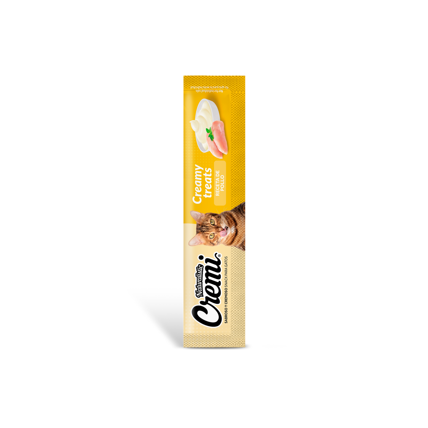 Naturalistic Cremi – Snacks Cremosos para Gatos (Pollo, 5 unidades)