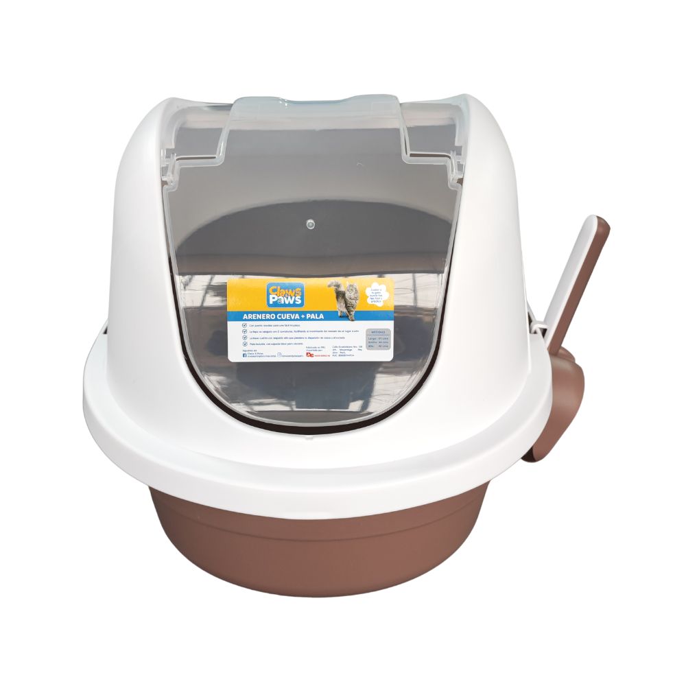 Arenero con Pala Mocca C&P – Comodidad y Limpieza para tu Gato