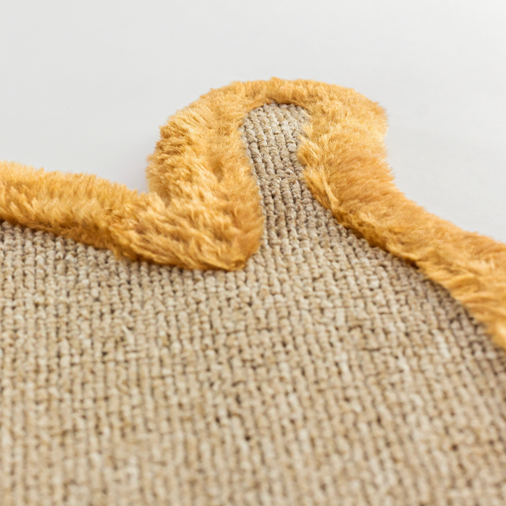 Rascador para Gato en Forma de Alfombra – Diseño de Silueta de Gato