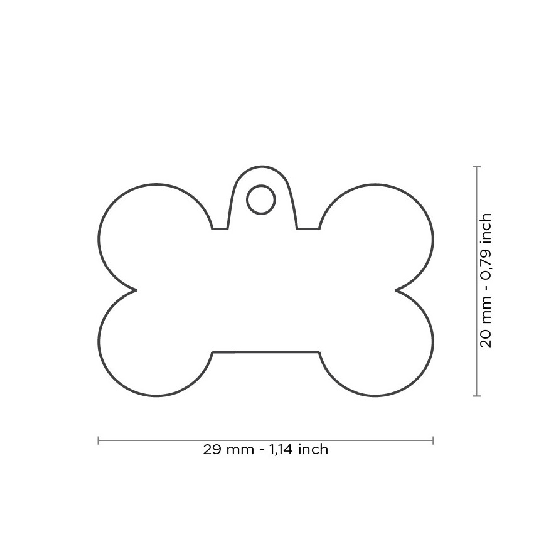 Placas de Identificación Handmade en forma de Hueso Negro My Family — Personalización y Grabado Único